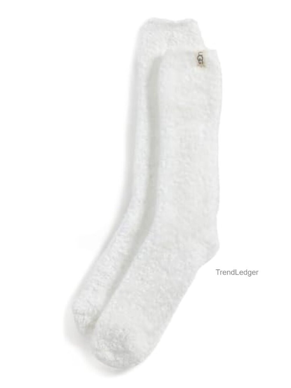 Cozy Crew Calf Socks Soft Twill Tape Logo Casual Slipper Socks